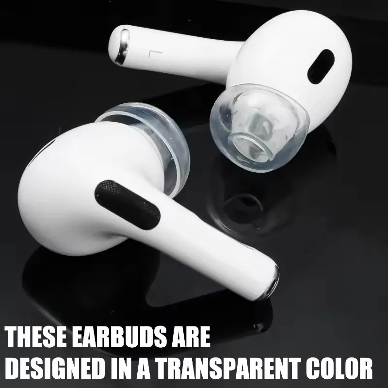 Latex Eartips Anti-allergic Anti-slip Ear Plugs for AirPods Pro/Pro2 Wireless Headphone Dustproof Silicone Ear Tips Case Cover image 5