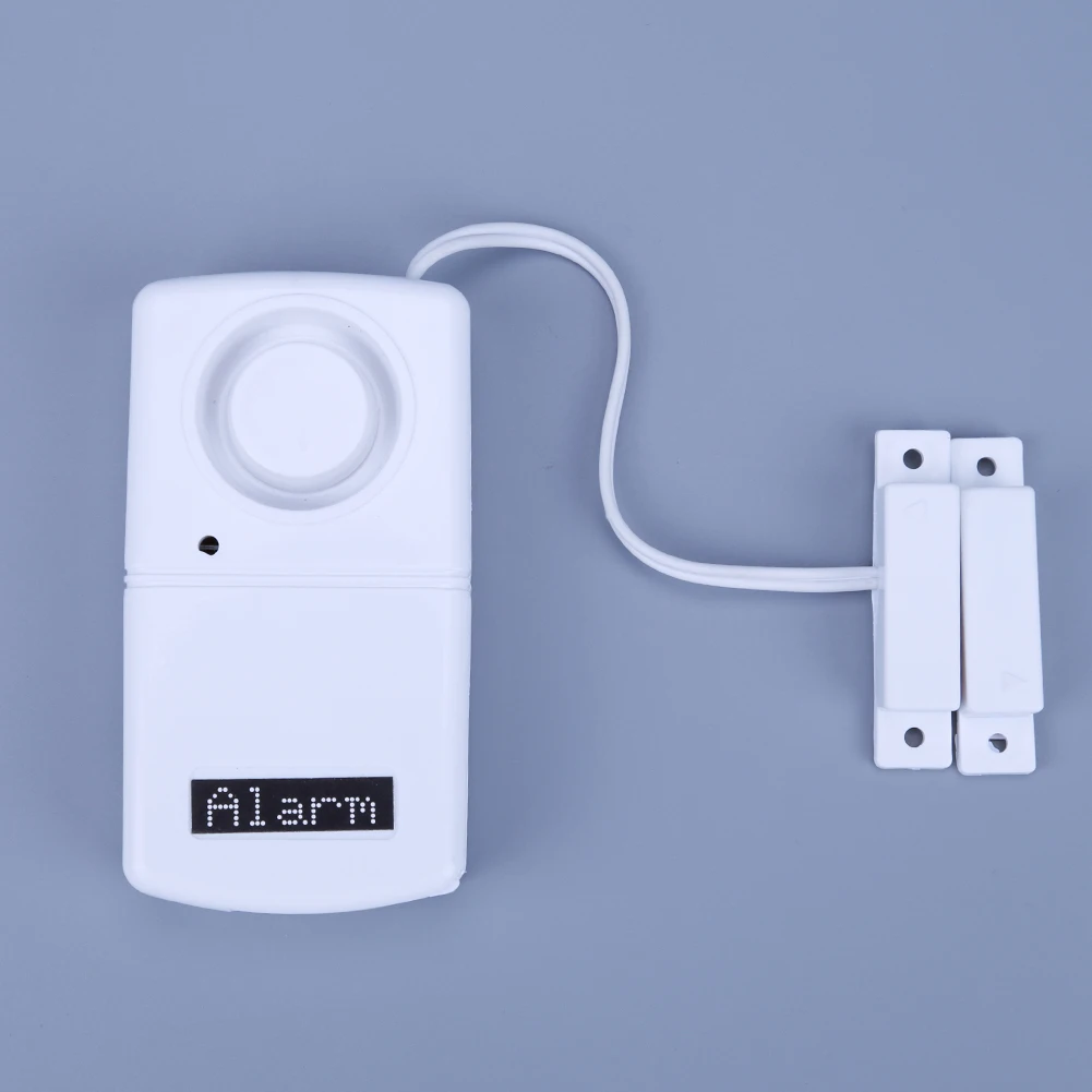 Mini Alarm Sensor Detector Battery Powered Sticky Window Magnetic Alarm System Easy Installation Lightweight for Factory Company