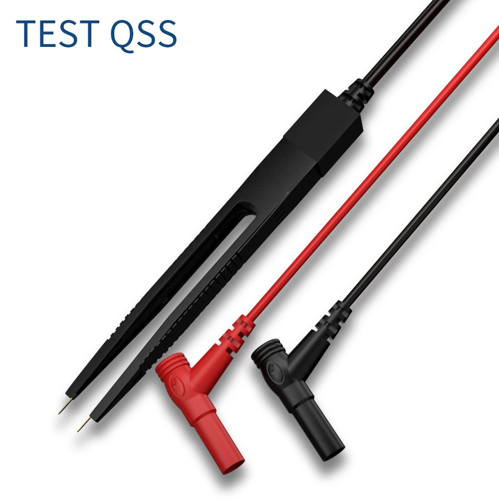 QSS SMD LCR Chip Test Clip Pojemność Induktor Rezystancja Klips testowy Miernik Sonda przewodu Multimetr Pęseta Q.30050