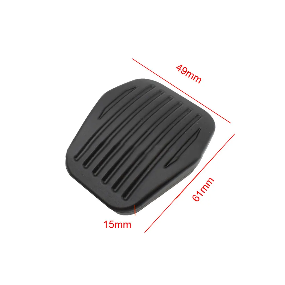 1x Car Brake Clutch Accelerator Pedal Rubber Pad Cover Auto Clutch Pedal Cover Non-slip for Ford Focus MK2 Cmax C-Max Kuga