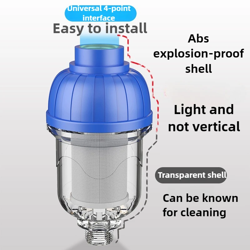 4 포인트 무료 코어 교체 전기 온수기 프리 필터 가정용 수돗물 세탁기 스케일 정수기 필터