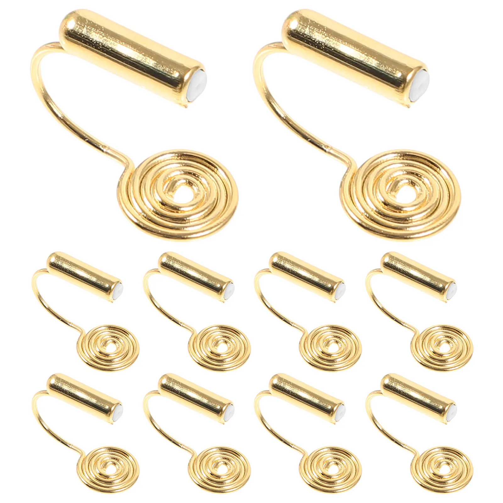 

10Pcs Earring Clip on Converter Lightweight Copper Base for DIY Earrings Convert Pierced Earrings to Clip on Non Pierced Ear