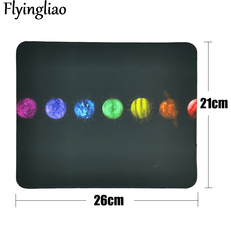 Color Moon Mouse Pad Desk Pad Laptop Mouse Mat for Office Home PC Computer Keyboard Cute Mouse Pad Non-Slip Rubber Desk Mat