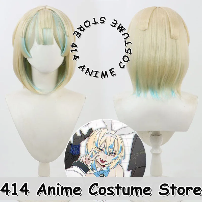 

Game & Anime Hiiro Mai Cosplay Wig VTuber F2M Multistreak Scalp Heat-Resistant Fiber Synthetic Hair