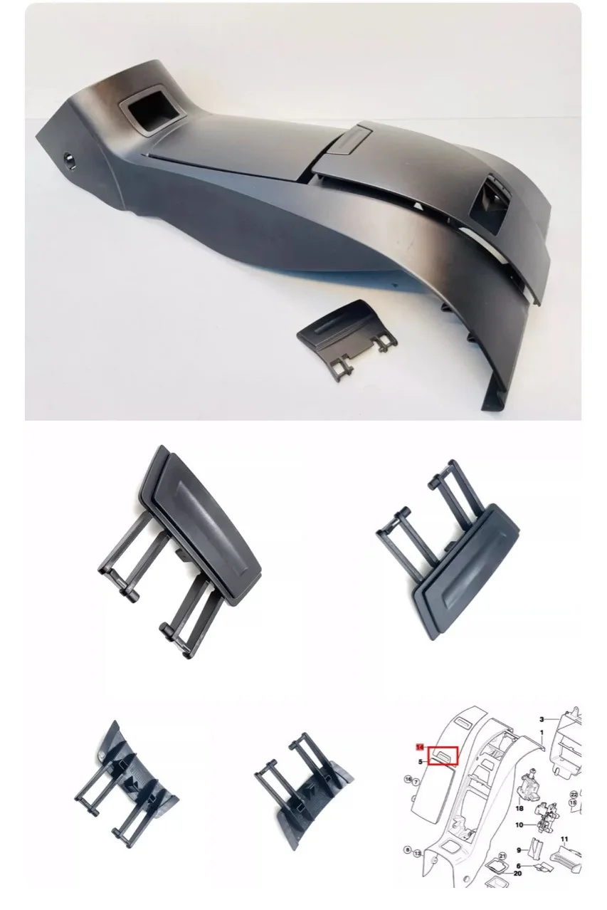 

Подходит для BMW Z4 03-08, ручка ящика для хранения лотка задней консоли