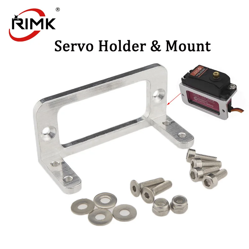 

Servo Holder Servo Mount CNC Aluminum Alloy for RC Boat Car Airplane Servo 1pc