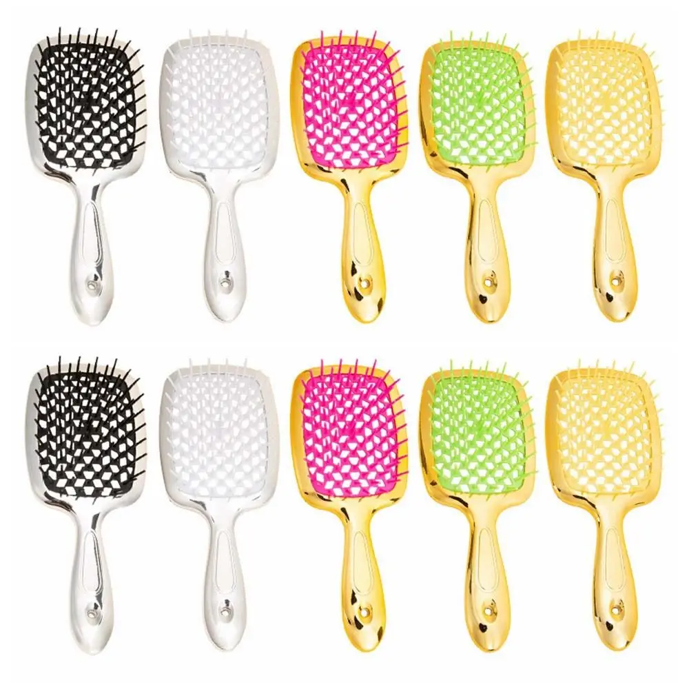 Scalp Massage Wide Teeth Scalp Massage Combs Air Cushion Comb Hollowing Out Comb Wide Teeth Massage Hair Brush