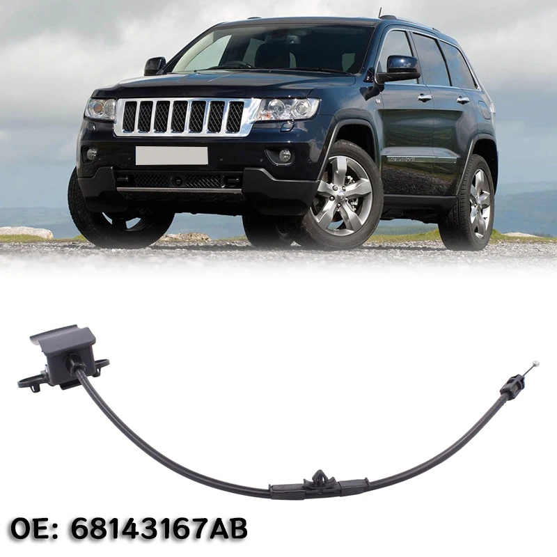 

Car Outside Hood Mounted Release Handle Cable 68143167AB 53194075 53476413 68290771AB for Jeep Cherokee 2014 2015 2016 2017 2018