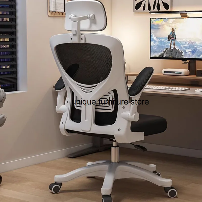 Luxury Ergonomic Office Chair Wheels Glides Home Comfy Desk Chair Desk Aesthetic Computer Sillas De Oficina Interior Decoration