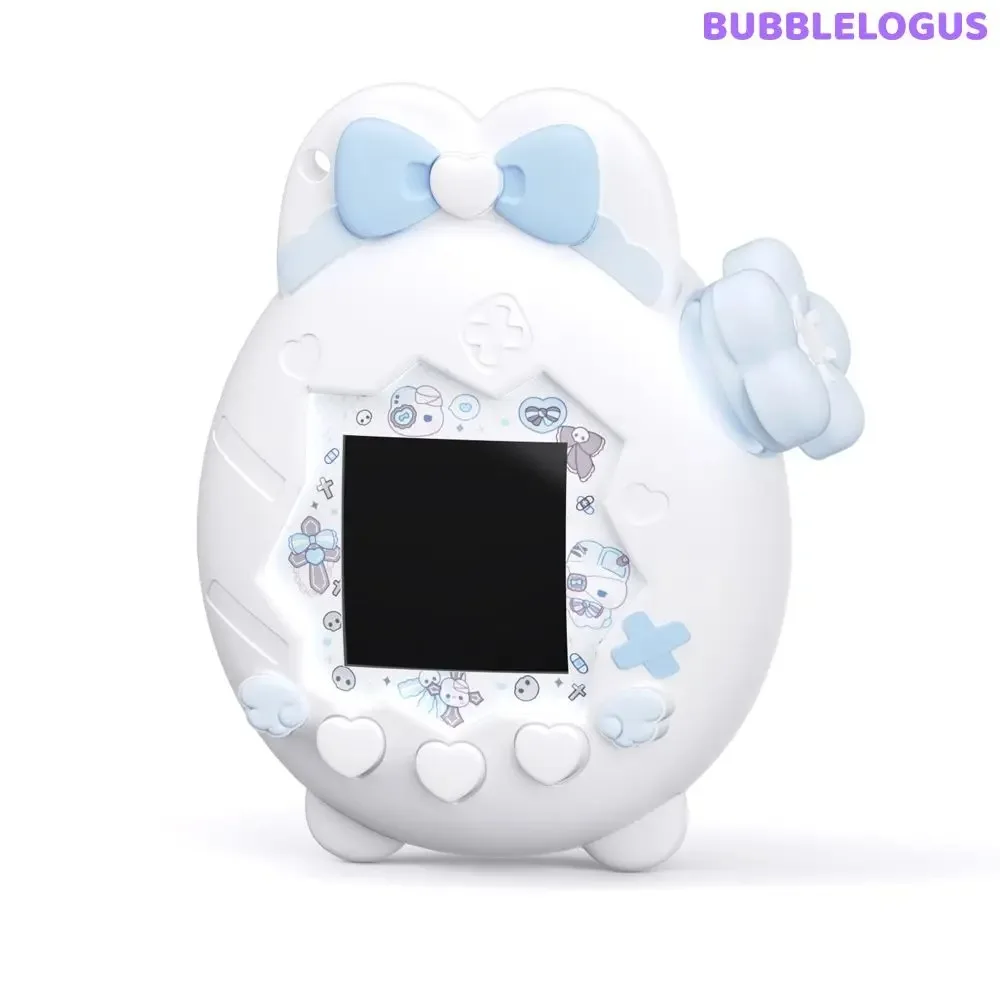 Silikonowe etui ochronne na Tamagotchi Paradise Easter Egg Bunny, zawiera naklejkę na panel i osłonkę na pokrętło, akcesoria do konsoli do gier. — zdjęcie produktu 6