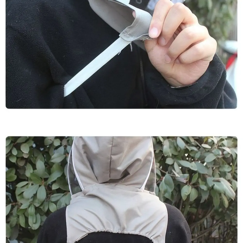 Safe Beekeeping Face Protection Hat Anti Mosquito Veil Net Cap For Ruxin Beekeeper Apiary Maintenance Tool