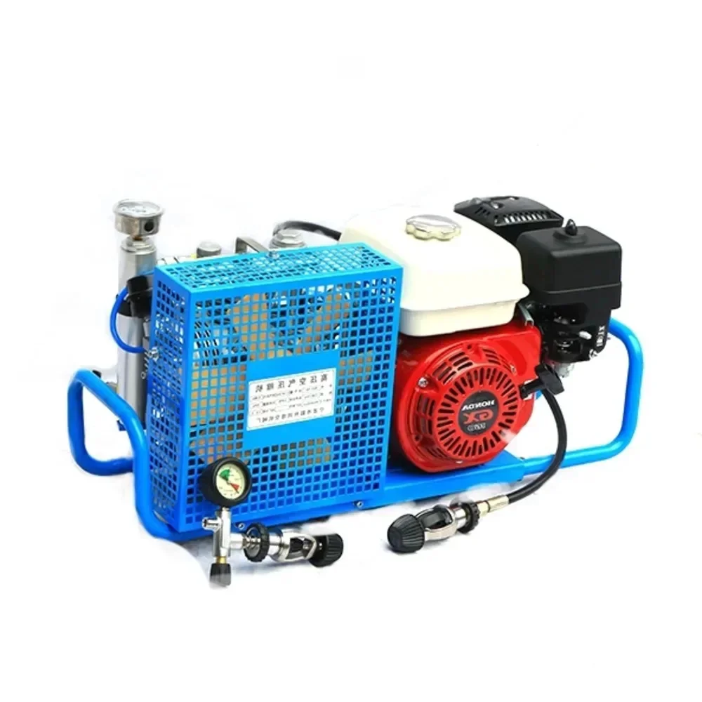 Air Portable High Pressure Manual Automatic Shutdown Engine Drive Air Pump Cylinder Air Compressor 220V 380V 3KW