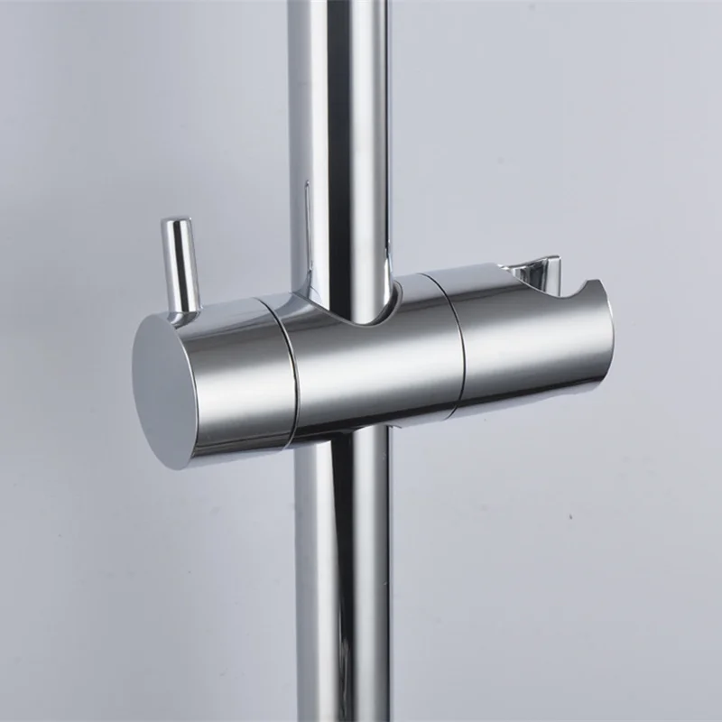 1pc Chrom Hand brause kopf halter für 22-25mm Slider Bar Riser Rail Hand halterung