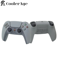 Limited 30th Anniversary for PS5 Controller Shell Front Back Cover Grey Crystal Button Replacement BDM-010/020/030/040/050