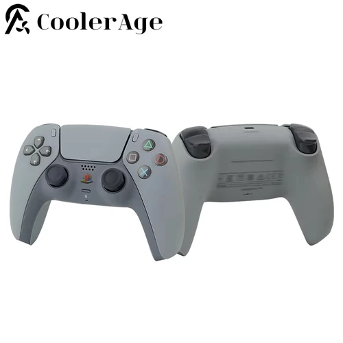 30 aniversario limitado para el controlador PS5 Shell cubierta trasera delantera reemplazo de botón de cristal gris BDM-010/020/030/040/050