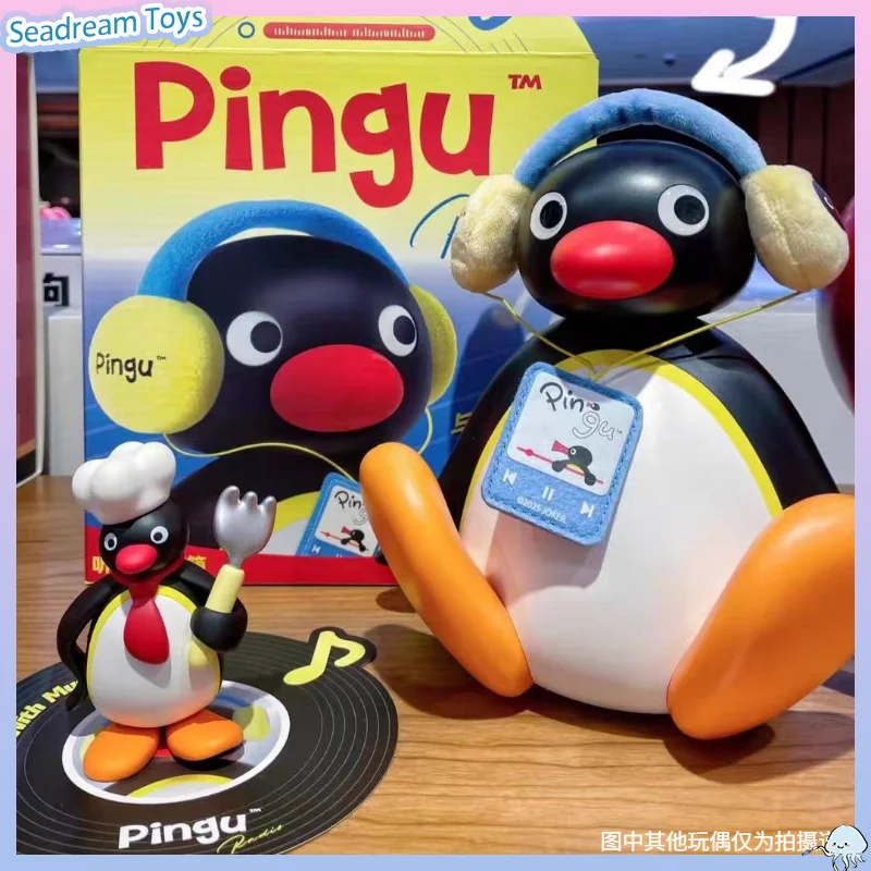 Official Licensed MARTUBE Pingu Cute Penguin Shaped Portable Bluetooth Stereo Speaker Small Sound Box Practical Souvenir Present