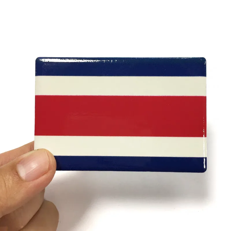 North America Costa Rica Fridge Magnets Tourist Souvenir Decoration Articles Handicraft Magnetic Refrigerator Collection Gifts