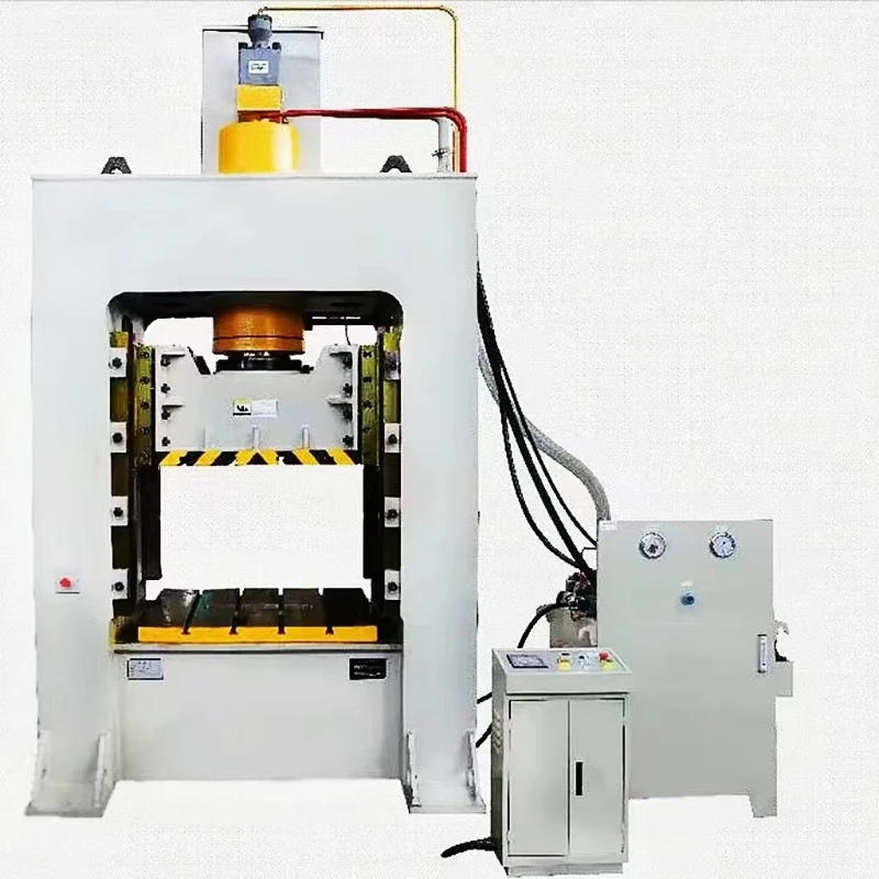 

Single arm hydraulic press
