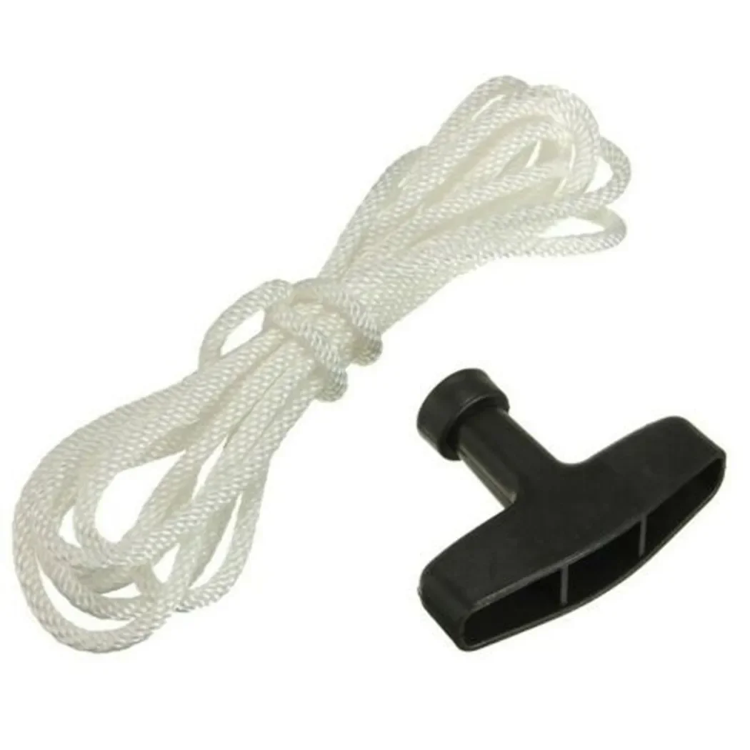 Cord Line/Rope Replacement Starter Pull Handle and Cord Line for Lawnmower Engines Easy Installation High Quality