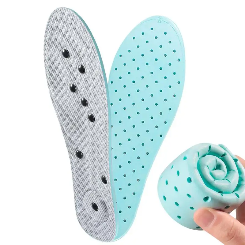 Magnetic Foot Insoles Massage Shoe Pads Foot Massage Shoe-Pad Comfort Magnetic Insoles For Men Magnetic Technology Cuttable Soft