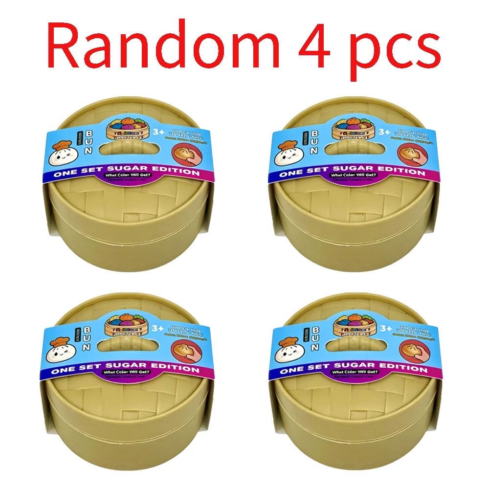 2026 NEW Colorful Simulated Steamed Bun Squishy Blind Box 1-6pcs with Dumpling Sensory Squeeze Toy for Stress Relief image 3