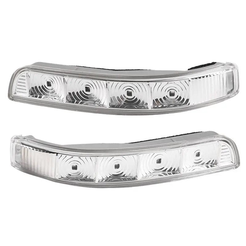 ABOK-Turn Signal Rearview Side Mirror 4 LED Indicators Light For KIA Sorento XM 2009-2014 Car