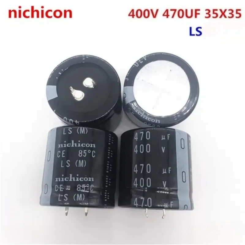 

2PCS/10PCS 470uf 400v Nichicon LS 35x35mm 400V470uF Snap-in PSU Electrolytic Capacitor