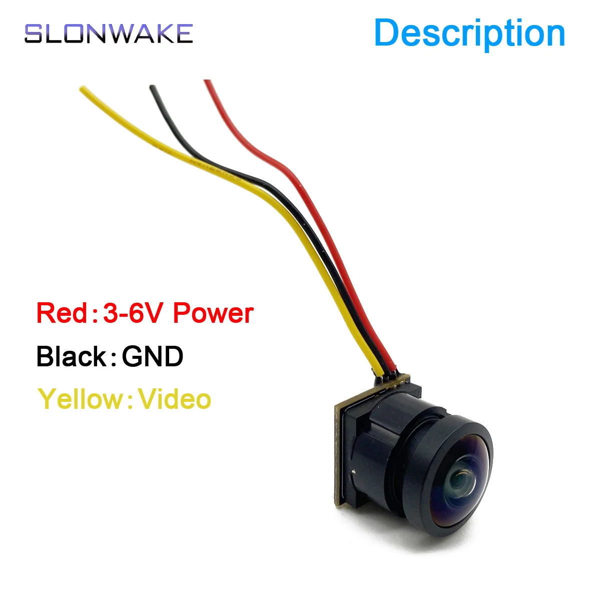 Ready to use 5.8g fpv mini camera support 3-6V power CMOS 1000TVL Starlight vtx camera use for fpv transmitter RC Racing Drone