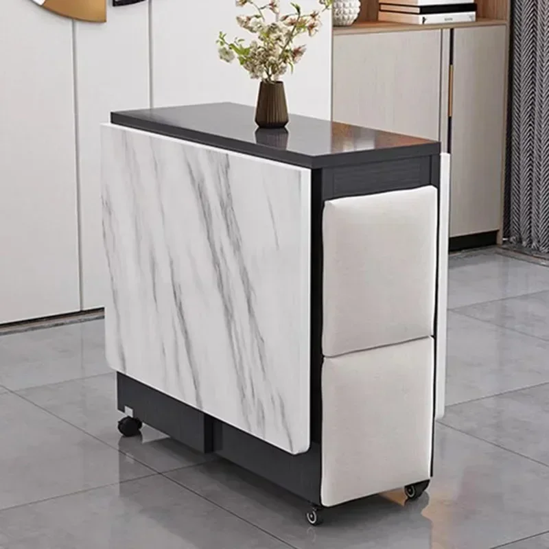 Portable Folding Dining Table Nordic Minimalist Living Rectangle Extendable Relaxing Esstisch Kitchen