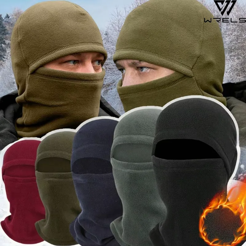 1/2/3PCS Winter Ski Balaclava Face Mask Windproof Thermal Keep Warm Neck Warmer Men Women Bandana Cycling Riding Head Cover