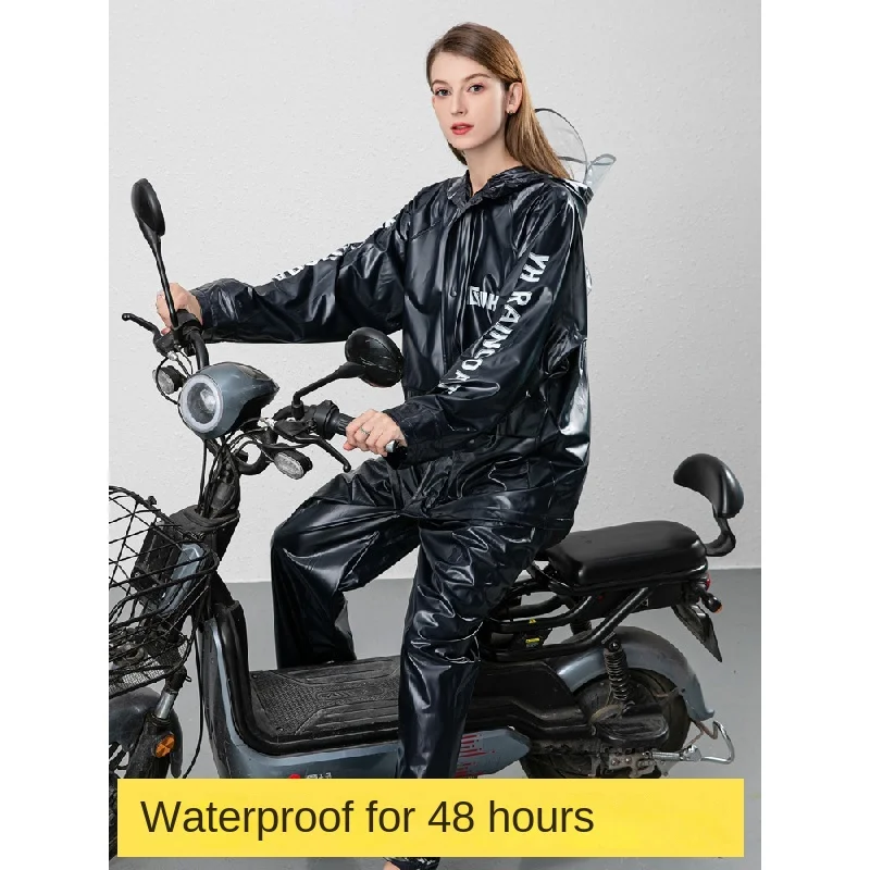 

New Raincoat Suit Adult Impermeable Motorcycle Riding Waterproof Ultrathin Outdoor Hiking Fishing Rainproof Protect Gear Poncho