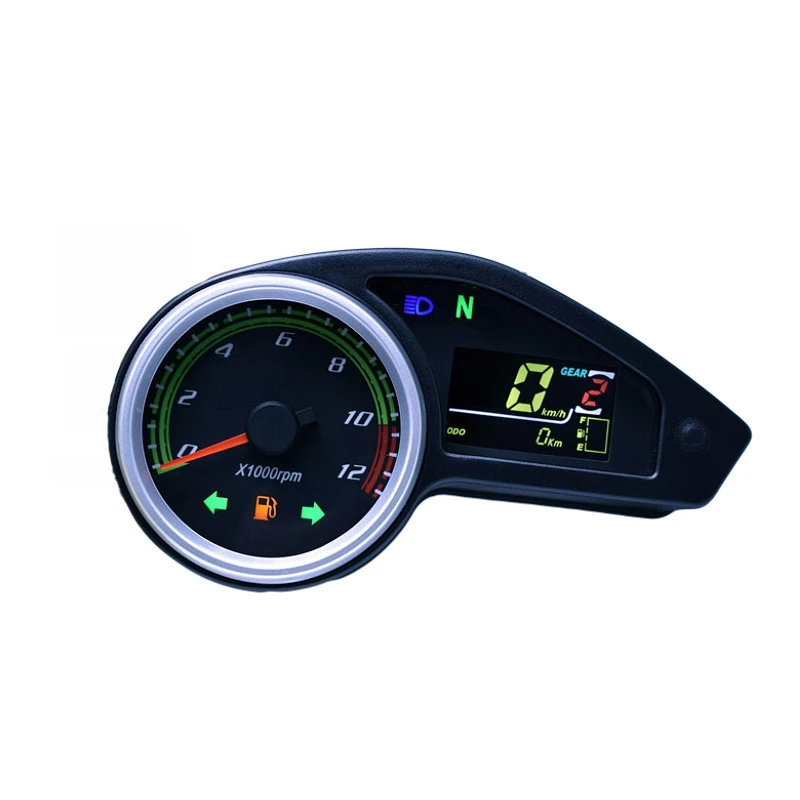 Motorcycle LCD Digital Instrument Odometer Type Speedometer Tachometer Gauges For Brazil CG Off-Road GY200 Enduro 250