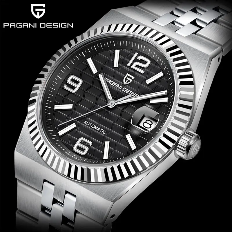 PAGANI DESIGN Orologio da uomo automatico di lusso classico Vetro zaffiro 100M Orologi meccanici impermeabili 2025 Nuovo orologio da uomo YS027