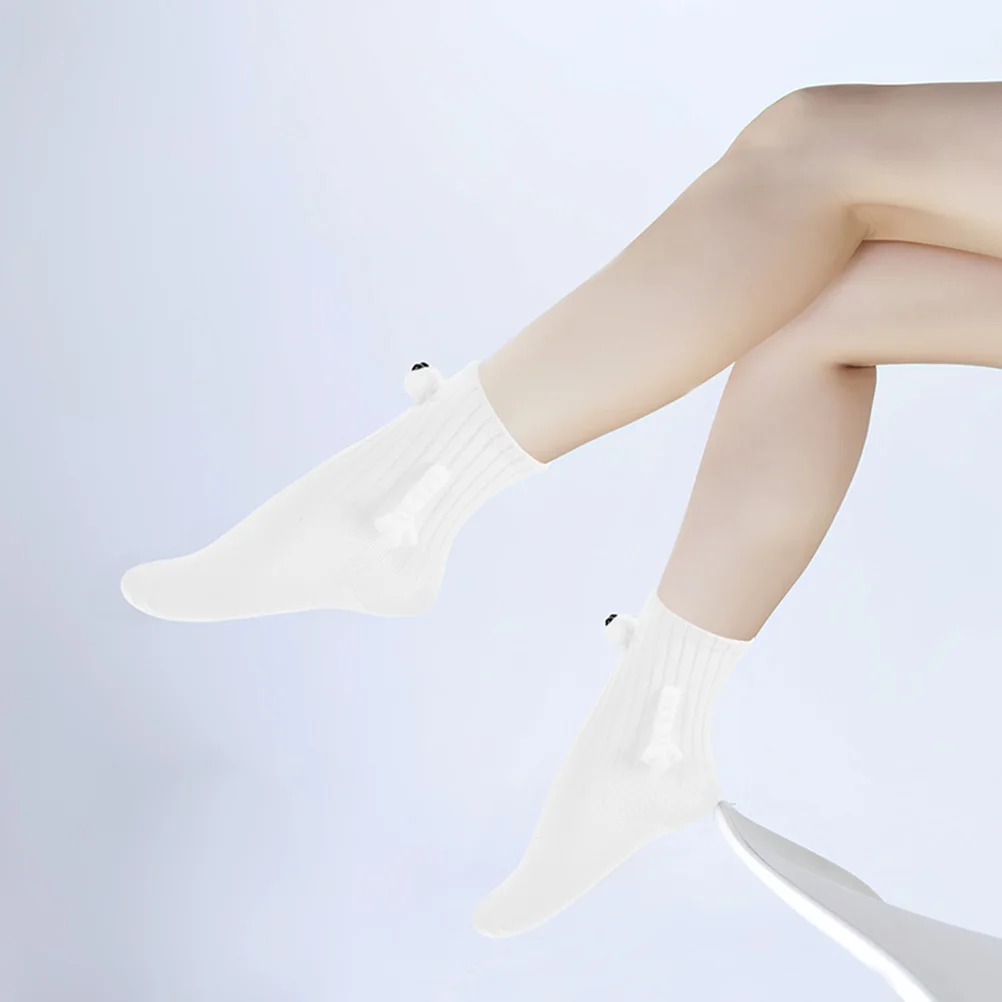 

2Pairs Hand Holding Sports Socks Cotton Mid Calf Soft Stretchy Breathable Fitness Socks for Running Cycling Hiking Unisex