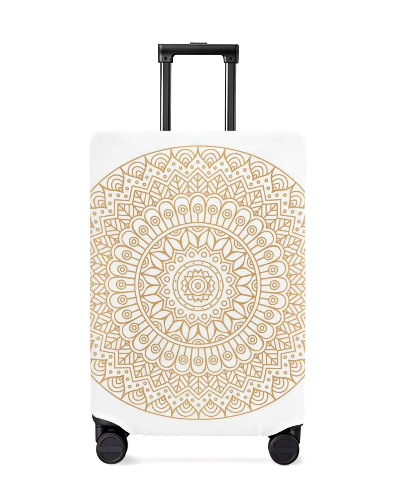 Mandala Pattern Golden Protective Cover For Travel Accessories Suitcase Elastic Dust Case Protect Sleeve