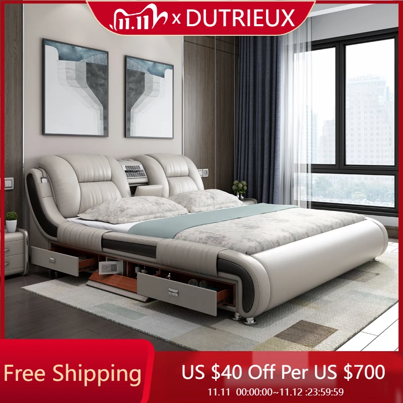 

Многофункциональная модная кровать большого размера, креативный интерьер, декор комнаты, салон, милая эстетичная кровать, минимализм, Cama, постмодернистская мебель