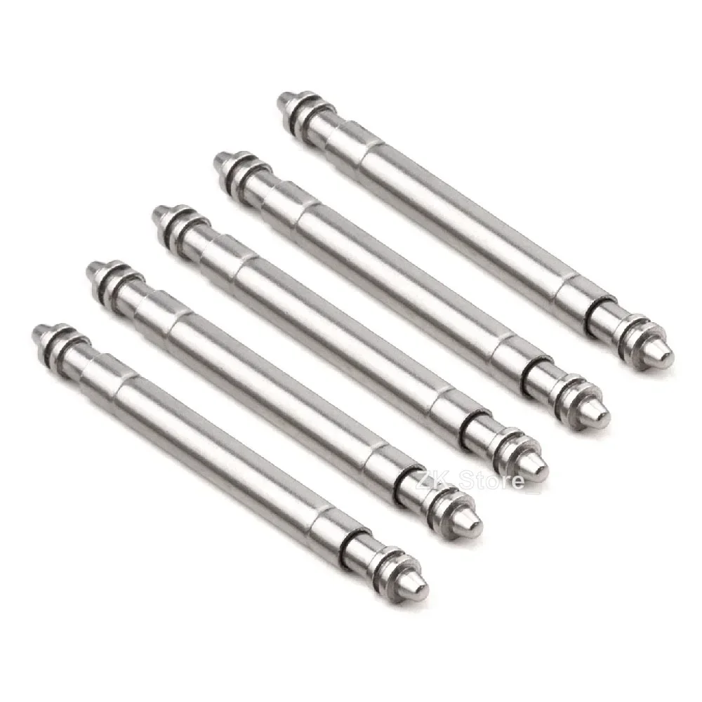 316L Stainless Steel Spring Bars 1.5mm 1.8mm 2.0mm Diameter Fat Strong Durable Link Pins 19.5 20.5 21.5mm Watch Accessories