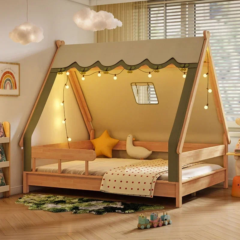 Drawers House Floor Children Beds Modern  Design Frame Children Beds Multifuncional Mueble Infantil Bedroom Furniture