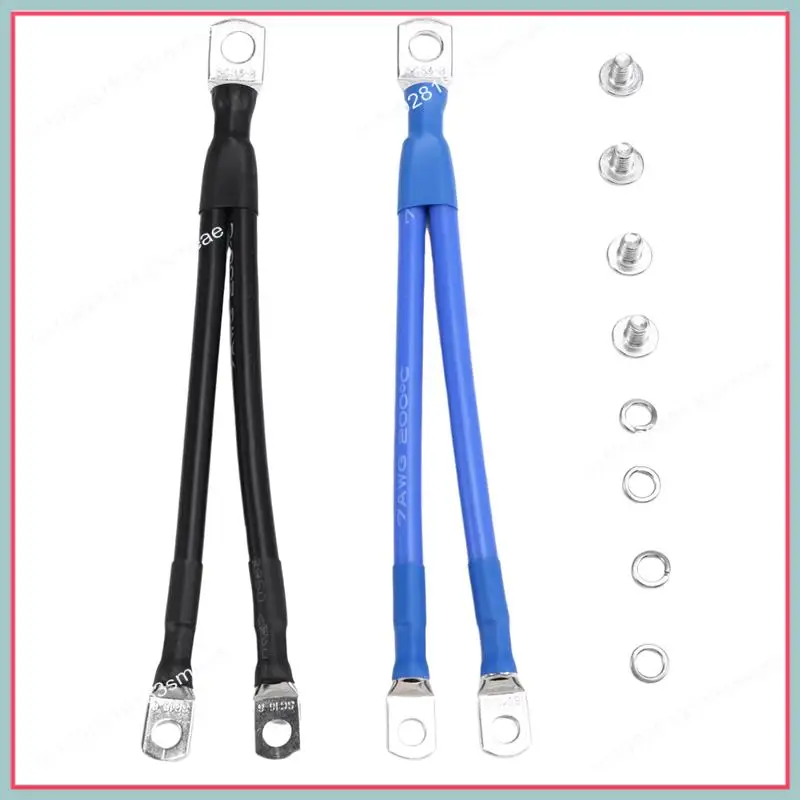 N94R 1 Set Wire 7AWG Cavo in gel di silice morbido resistente al calore con naso in rame per scheda protettiva batteria BMS