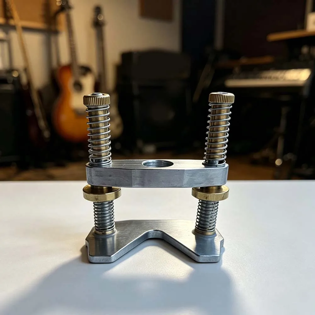 Precision Router Base for Sound Hole Milling Base Freehand Routing Control Circular Silver Metal Guitar Luthier Tool Maintain