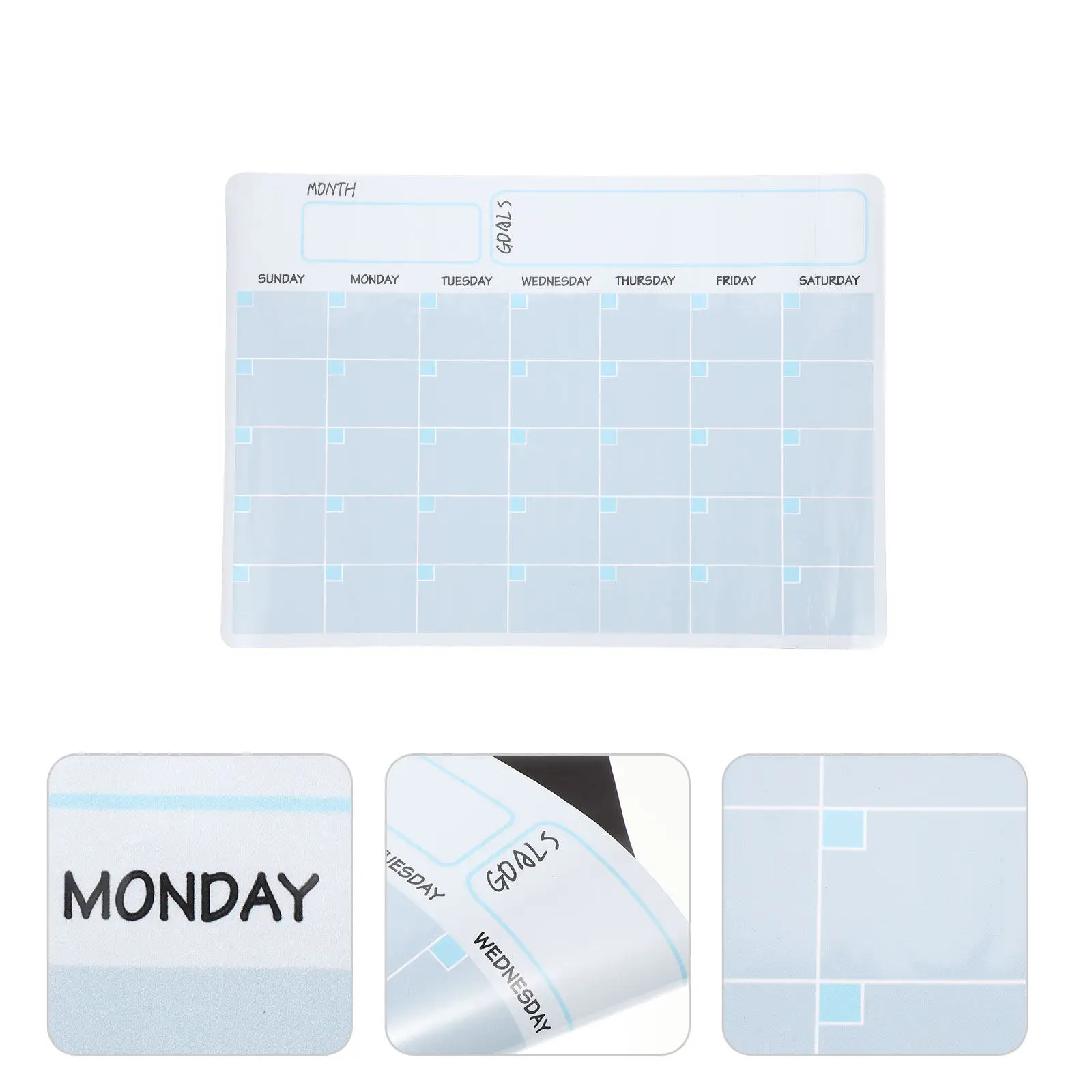 

Magnetic Monthly Plan Board High Grade Erasable Surface Refrigerator Sticker Kitchen Message Note Schedule Chart Family