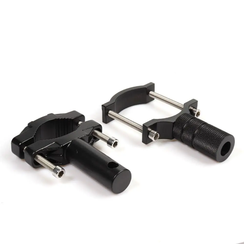 

Universal Motorcycle Headlight Bracket Adjustable Black Bumper Headlight Bracket Crash Guard Aluminium Alloy Headlight Clamps