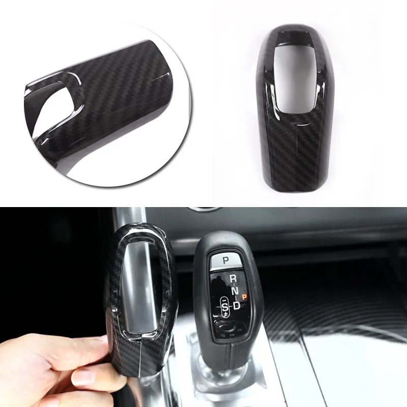 

Накладка на ручку переключения передач из АБС-пластика с текстурой карбона для Land Rover Range Rover Sport 2014-2017