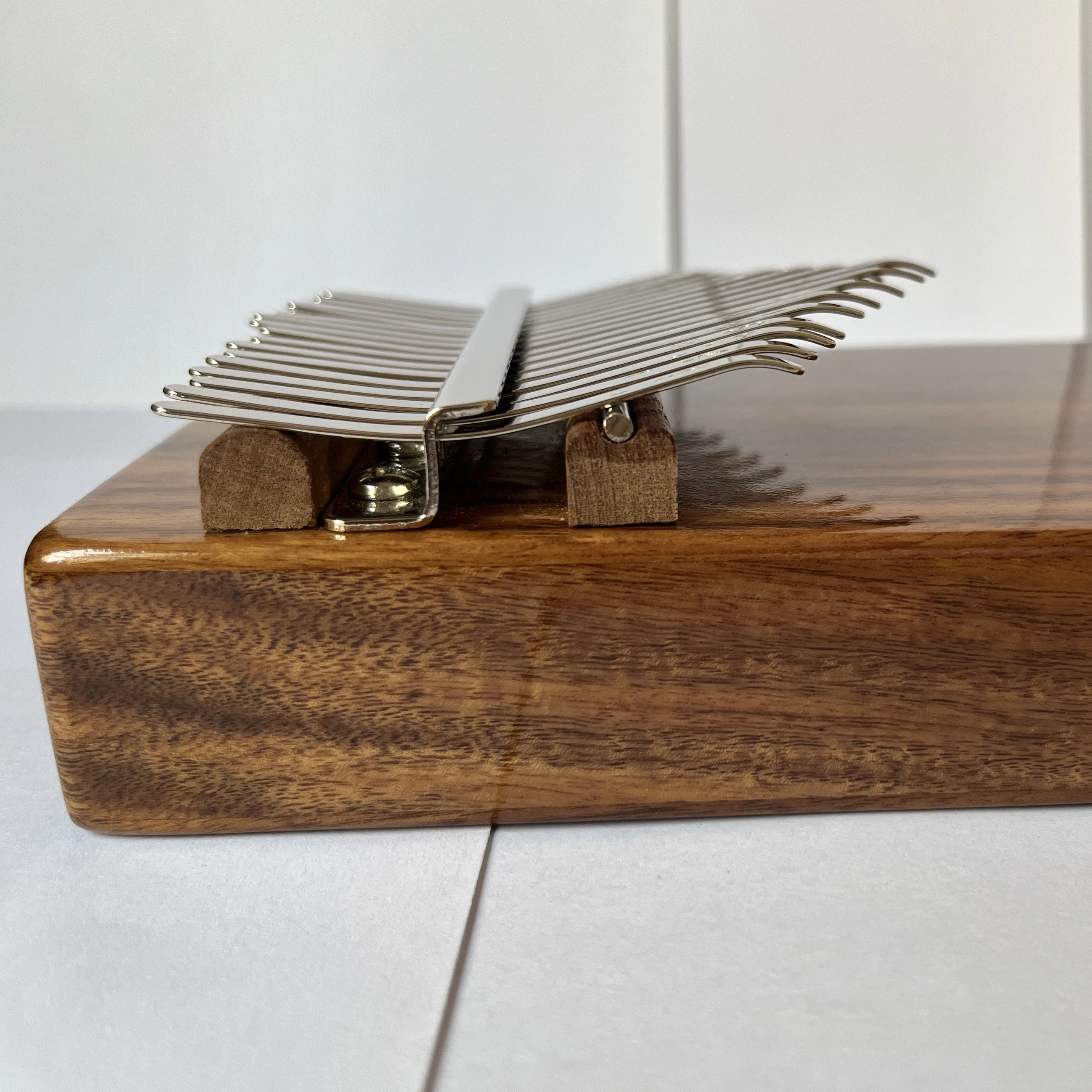 Hluru 17 مفتاح صندوق الجوز كاليمبا المهنية 21 مفتاح الرنان الإبهام البيانو إصبع البيانو خشب الورد Mbira للمبتدئين #5