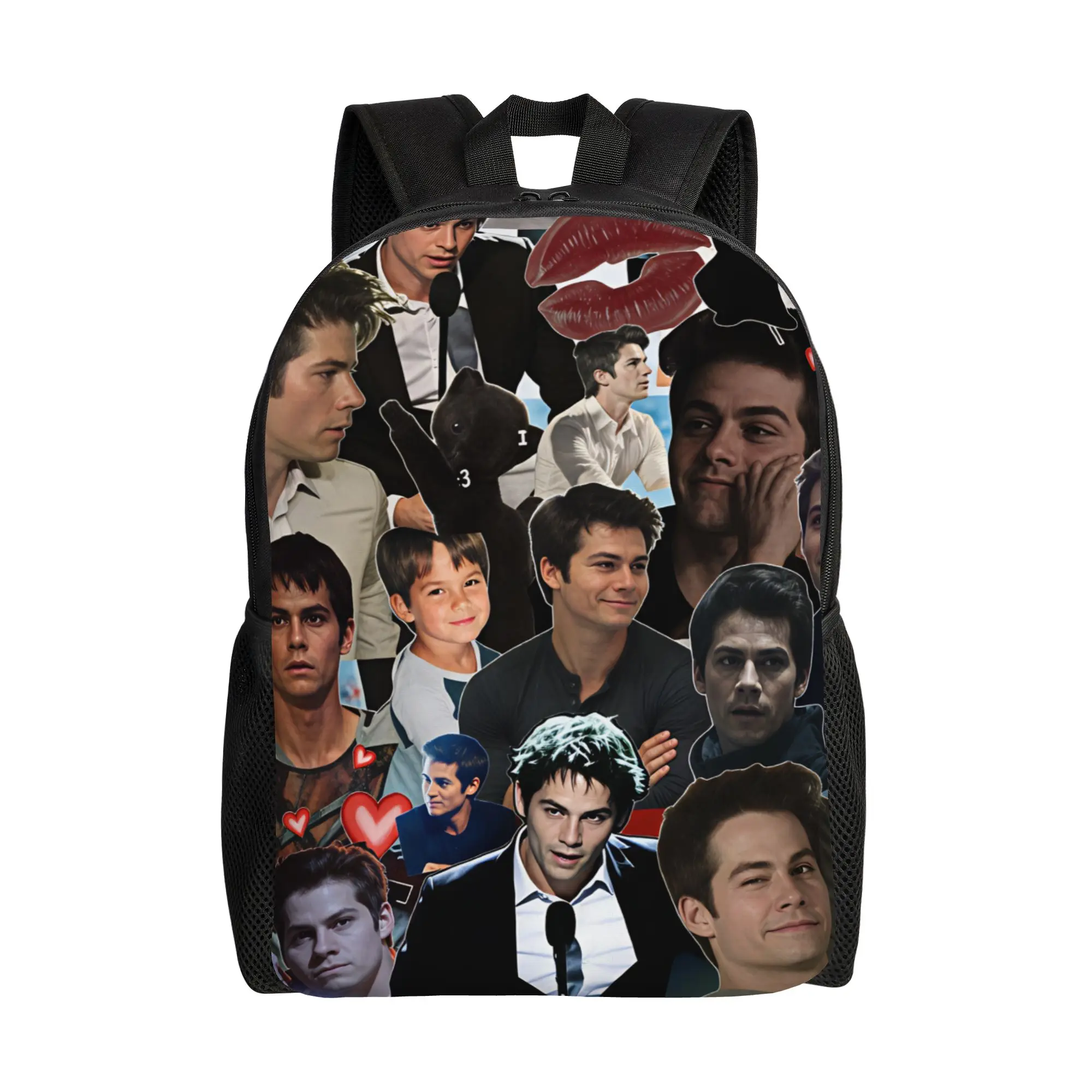 Dylan O’Brien  Backpack  Camping Backpacks Male Novelty High School Bags Colorful Print Rucksack