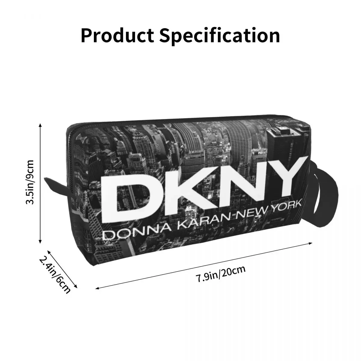 DKNYS NewYork Skyline Makeup Bag Pouch Cosmetic Bag for Men Women Toiletry Bag Storage Pouch Bag