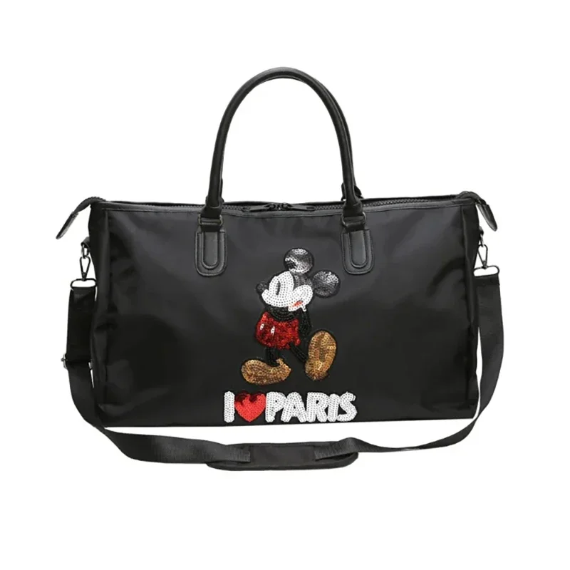 

Disney Mickey Mouse Travel Bag for Women Girl Carry on Luggage Large Capacity Waterproof Tote Durable Gym Bag Luxury Designer