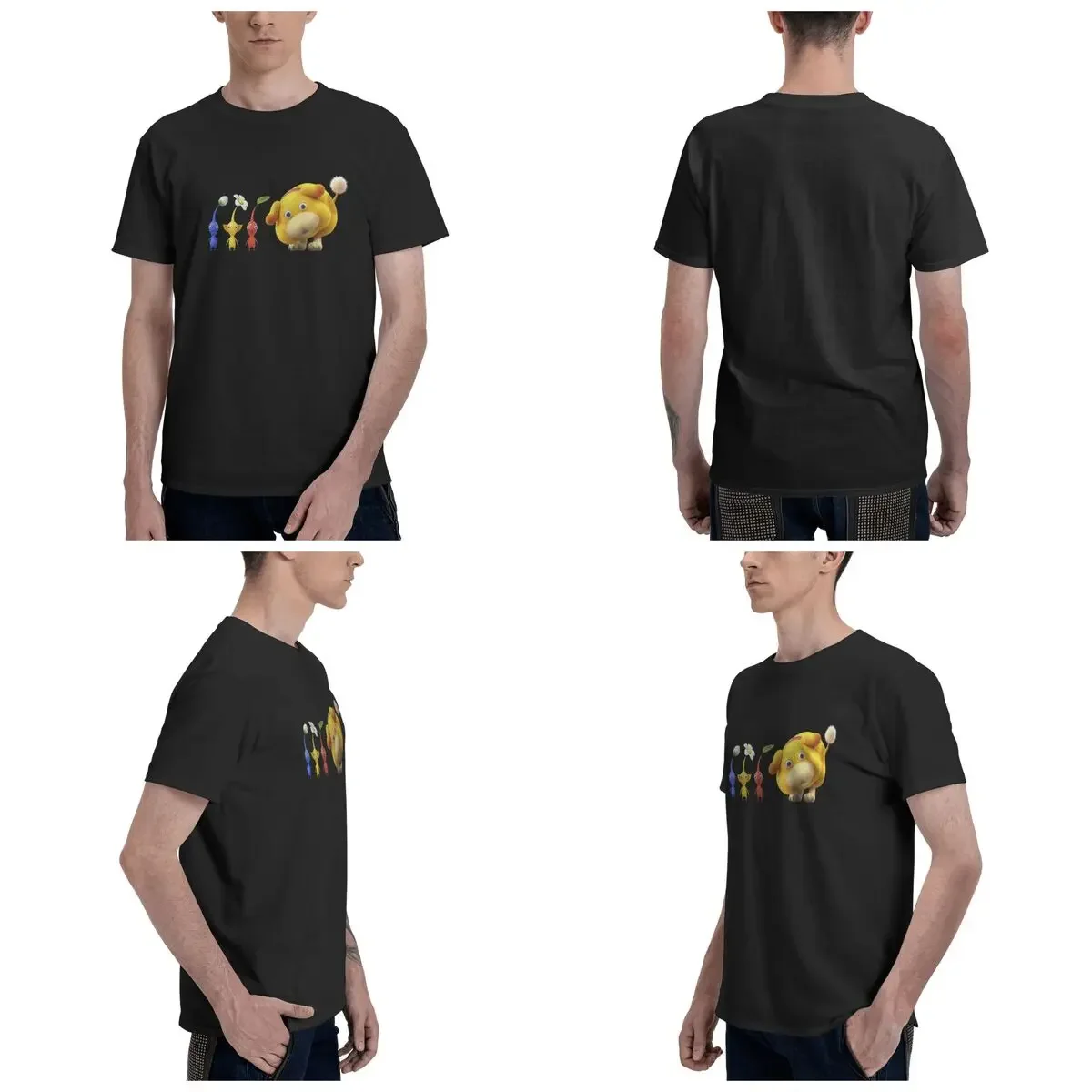 Pikmin 100% Cotton T-Shirt Men'sFunny T Shirts Men O-Neck Short Sleeve S-6XL