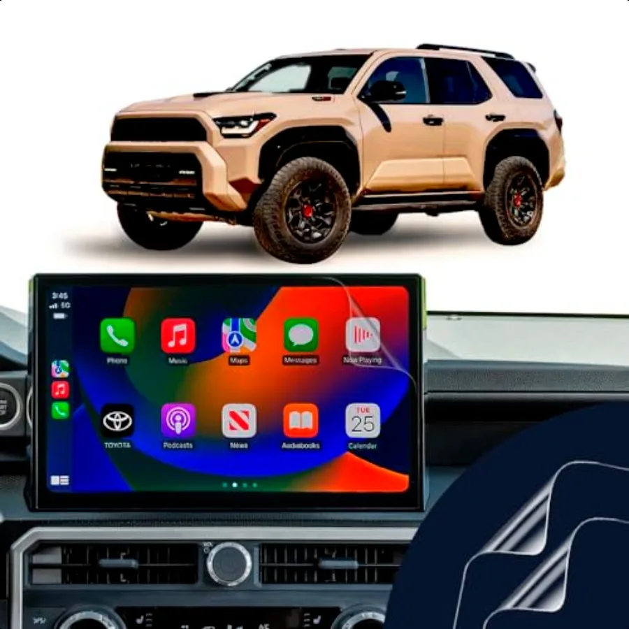 

2025 4Runner Screen Protector 14inch Multimedia Navigation Infotainment Touchscreen Matte Anti Glare Anti Fingerprint Display
