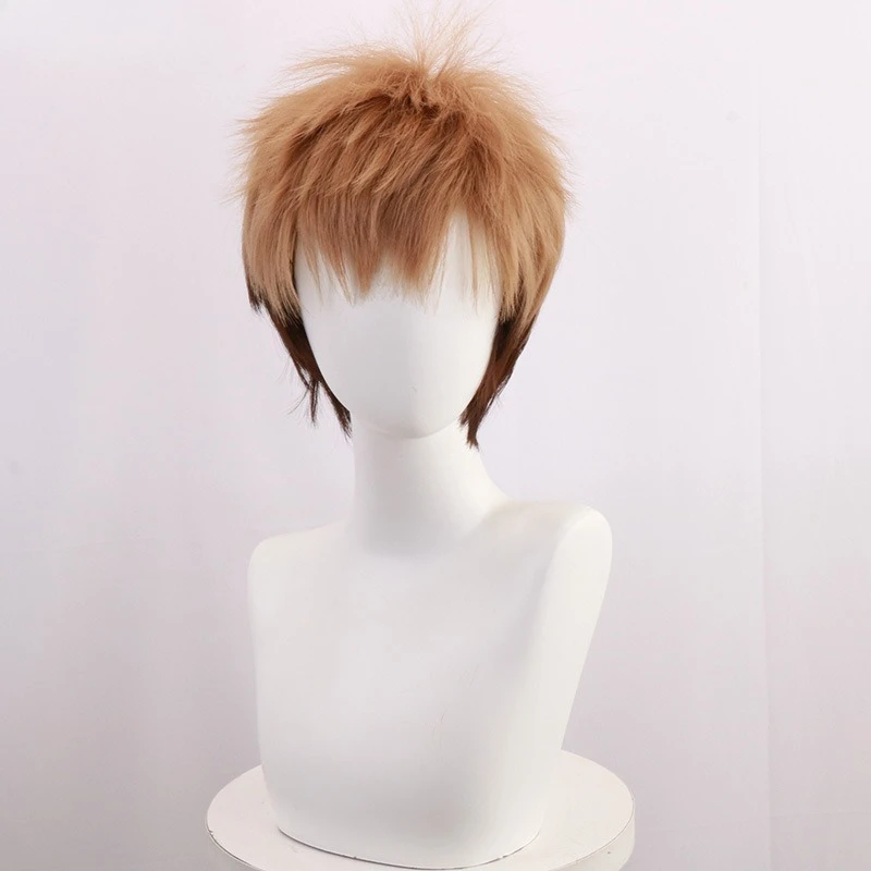 Attack On Titan - Jean Kirstein Brown Gradient Wig Cosplay Anime Purple Wing Wig